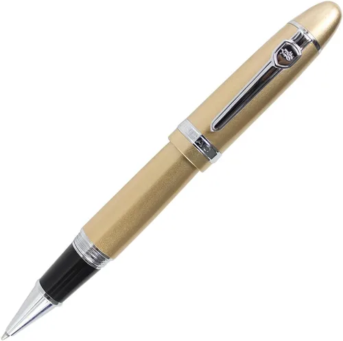 Vista 11 de Expert Deluxe Roller Ball Pen con bolsa para bolígrafo, barril grande, negro y dorado