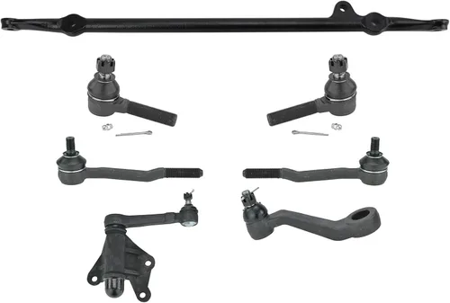 Vista 262 de TRQ Kit de dirección delantera con barra de acoplamiento de fuelle de piñón y cremallera compatible con Toyota Echo 2000-2005