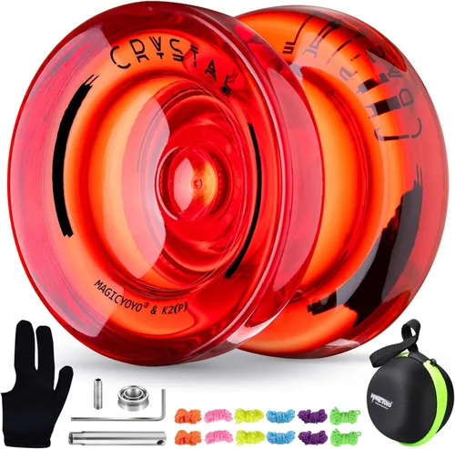 Vista 20 de MAGICYOYO K2 Responsive Yoyos para niños de 8 a 12 años, paquete de yoyo profesional de doble función con función de giro de dedo, yoyo profesional