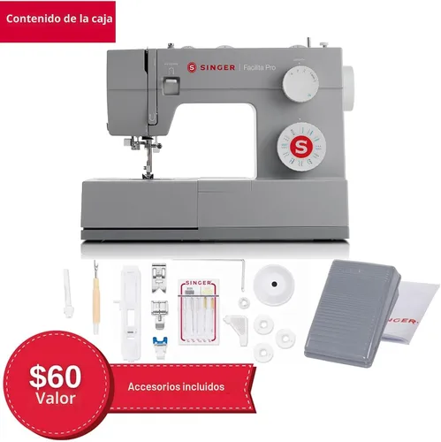 Vista 2 de SINGER 4423 Máquina de coser resistente de alta velocidad de cocido, matriz