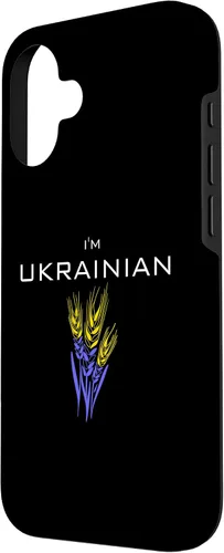 Vista 2 de I'm Ukrainian, proud that I am from Ukraine support nation Case for iPhone 16
