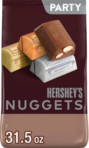 Vista 8 de HERSHEY'S NUGGETS - Paquete surtido de dulces de chocolate, 26 onzas Milk Chocolate, Special Dark Chocolate and Almond Chocolate Nuggets, Kosher