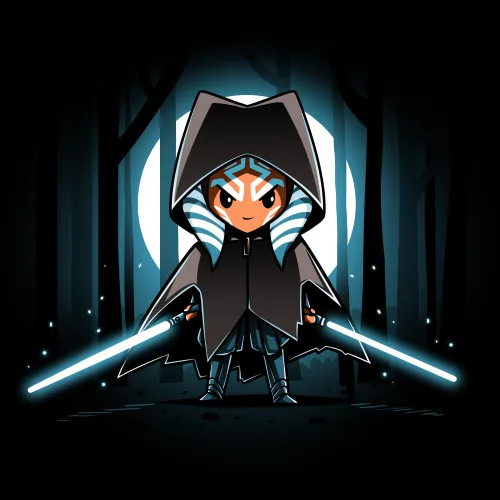 Vista 2 de TeeTurtle Camiseta estándar de Star Wars Cloaked Ahsoka Tano
