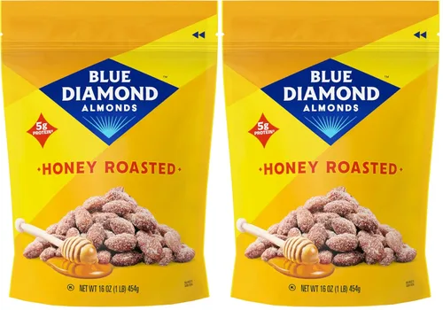 Vista 10 de Blue Diamond Almonds, Bold Habanero BBQ, 16 onzas