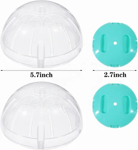 Vista 2 de Sumind 2 pelotas de ejercicio para hámster, 5.7 pulgadas de conejillos