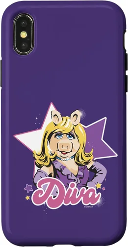 Vista 5 de Funda para iPhone 16 Disney The Muppets Miss Piggy Diva Retrato