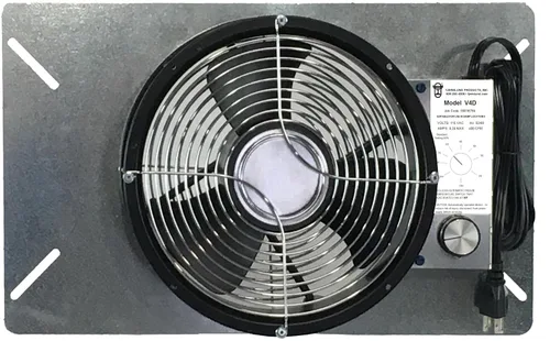 Vista 5 de Ventilador Tjernlund modelo Underaire, para reducir la humedad en sótanos, Gris, 1