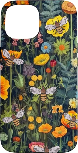 Vista 6 de Bees and Wildflowers Funda para iPhone 17