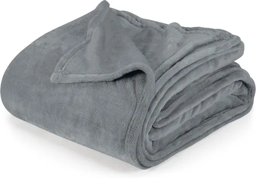 Vista 22 de Utopia Bedding Manta de forro polar negro, tamaño individual, ligera, mullida, suave, antiestática de microfibra (60 x 80 pulgadas)