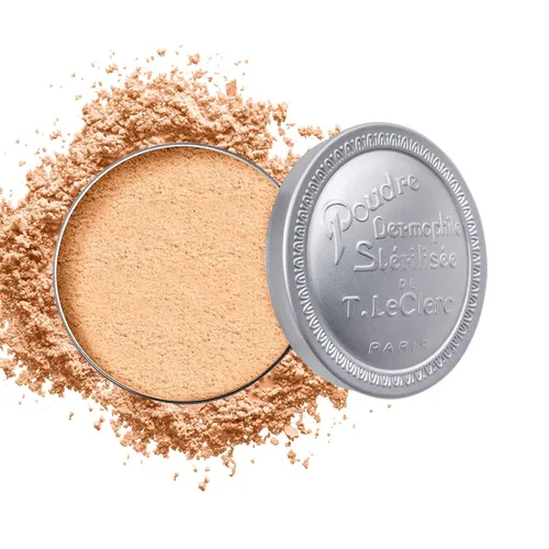 Vista 12 de T. LeClerc Polvo facial suelto – Polvo fijador de maquillaje facial de larga duración, mineral mezclable que minimiza los poros y perfecciona
