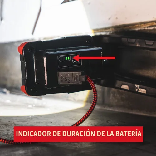 Vista 9 de Coast CL20R 1750 lúmenes recargable de doble potencia giratoria LED abrazadera magnética luz con haz de inundación gran angular, negro/rojo