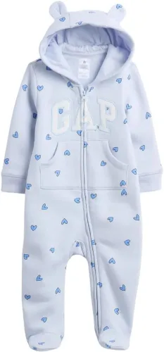 Vista 28 de GAP Traje de una pieza unisex para bebé con cremallera bidireccional y pies