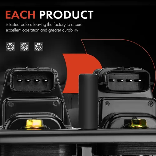 Vista 6 de A-Premium Paquetes de bobinas de encendido del motor compatibles con Mazda Miata 1994-1995