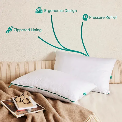 Vista 7 de Almohada ajustable de espuma viscoelástica Marlow