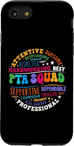 Vista 18 de iPhone 16 Parents Teacher Association Team Supporter PTA Squad Case