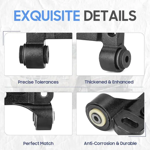 Vista 5 de Kits de suspensión de brazos de control inferiores delanteros para Chevy Trailblazer 2002-2009, Chevy Trailblazer EXT 2002-2006, GMC Envoy 2002-2009