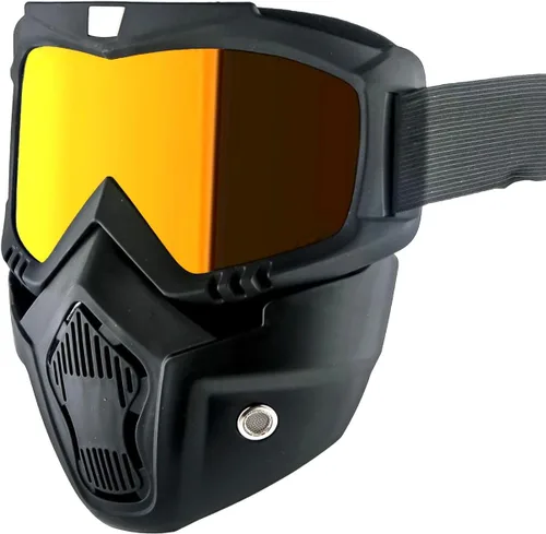 Vista 4 de 1Storm Casco de motocicleta de media cara estilo alemán aprobado por DOT: HKY602