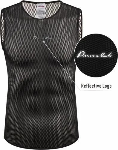 Vista 4 de Przewalski Camiseta Interior de Ciclismo sin Mangas para Hombre de Secado Rápido Chaleco de Capa Base para Bicicleta Transpirable Jerseys de Paquete