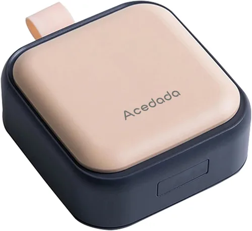 Vista 12 de Pastillero pequeño, lindo pastillero – Acedada Travel Daily Pastillero, contenedor portátil de píldoras bonito para bolsillo, soporte compacto