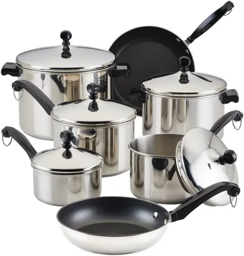 Vista 92 de Farberware Olla clásica de vapor hecha en acero inoxidable, 3 qt.