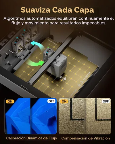 Vista 5 de FLASHFORGE Impresora 3D Creator 5 Pro con 4 cabezales de herramientas, impresión industrial multimaterial y color, cámara con calefacción activa
