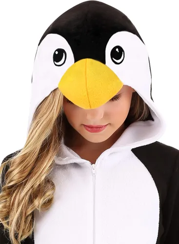 Vista 4 de Disfraz de pingüino de pijama para niños