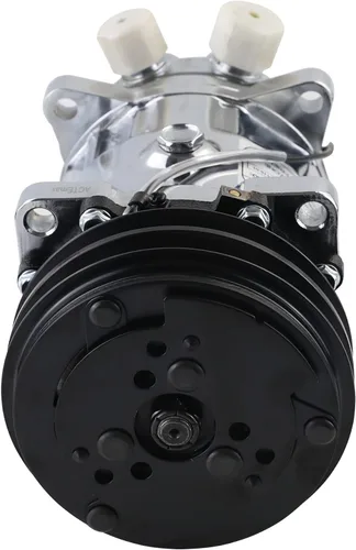 Vista 2 de Compresor universal del A/C con el compresor negro del cromo del SD 508 5H14 R134A del embrague 2PK