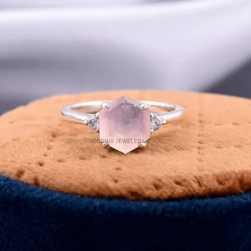 Vista 33 de Anillo de plata de ley 925 para mujer, anillo de diamantes de imitación de aguamarina de plata esterlina, anillo Art Deco de marzo, piedra natal