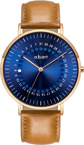 Vista 13 de a.b.art Reloj de cuarzo para hombre, movimiento Ronda con piezas suizas, cristal de zafiro, correa de malla milanesa, diseño ultrafino, esfera negra