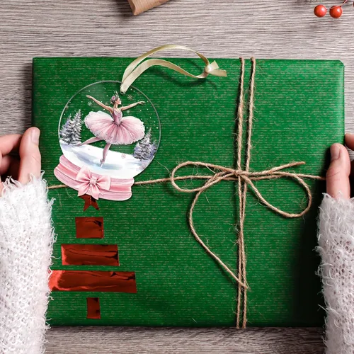 Vista 6 de MAPDTWO Adorno de Bailarina - Adornos de Bailarina para Árbol de Navidad - Adorno de Baile - Regalos de Ballet para Niñas, Niños - Regalos
