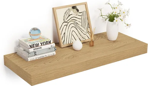Vista 63 de Heimlove Estantes Flotantes de 12 Pulgadas de Profundidad, Estante de Pared de 12 x 12 Pulgadas de Largo, Estante de Exhibición y Almacenamiento