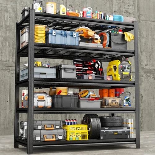 Vista 12 de Garage Shelving Heavy Duty Storage Shelves 3000LBS 6-Tier Adjustable Metal Shelving Units Garage Storage Shelves for Warehouse, Industrial
