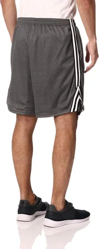 Vista 3 de Champion Pantalones cortos para hombre, pantalones cortos de malla Lacrosse para hombre, pantalones cortos deportivos para hombre, 9 pulgadas