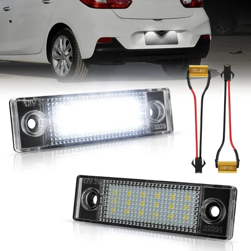 Vista 9 de Luces LED para matrícula compatibles con Chevy Colorado 2004-2012, Plug & Play, IP68 impermeable