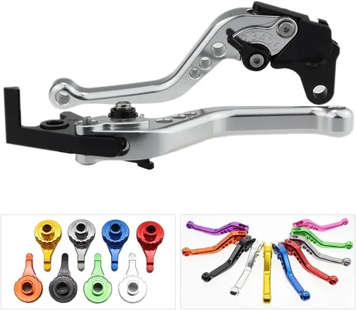 Vista 4 de FXCNC Palancas de embrague de freno ajustables para motocicleta compatibles con Meteor 350 2022-2024