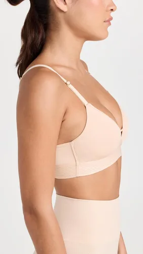 Vista 4 de LIVELY Sujetadores espaciadores inalámbricos para mujer Brasier de cobertura completa sin aros Copas espaciadoras ligeramente acolchadas