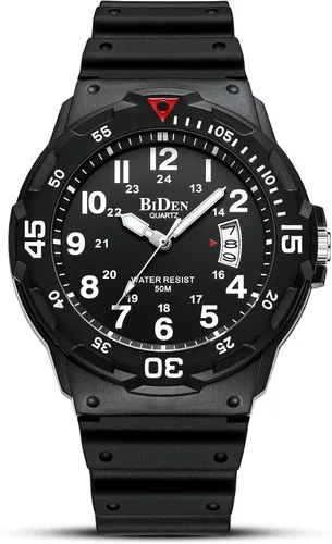 Vista 11 de LN LENQIN Reloj de cuarzo analógico impermeable para hombre, de acero inoxidable, con fecha, luminoso, a la moda