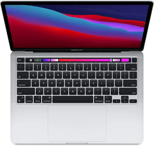 Vista 2 de Apple MacBook Pro 2020 con chip M1, 13 pulgadas, 8 GB de RAM, SSD de 256 GB, plateado (renovado)