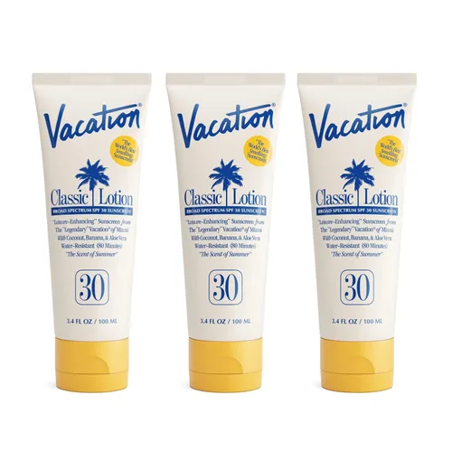 Vista 15 de Vacation Mini Classic Protector Solar SPF 30, Resistente al Agua, Loción Bronceadora a Granel, Regalos de Despedida de Soltera, Imprescindibles