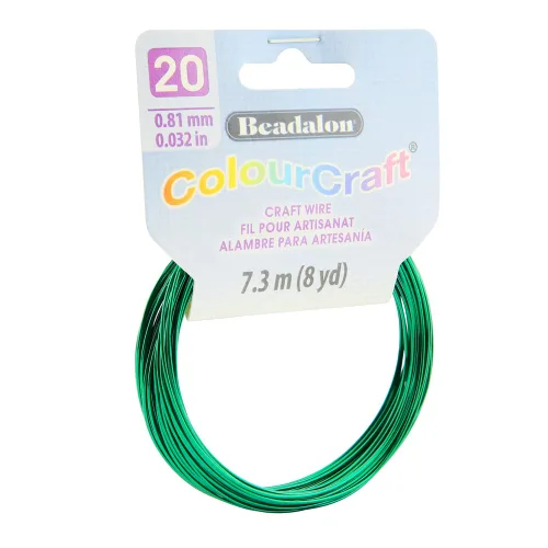 Vista 14 de Beadalon ColourCraft - Alambre para hacer joyas, artesanía pesada, núcleo de cobre estructural, calibre 16, bobina de cobre de 2.3 yardas