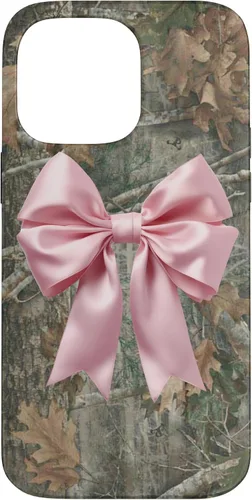 Vista 21 de Camo Pink Bow Case for iPhone 17
