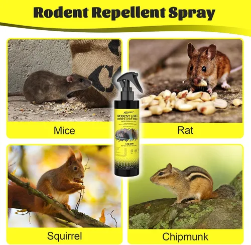 Vista 3 de Spray de aceite de menta para roedores,Repelente de mouce para motores