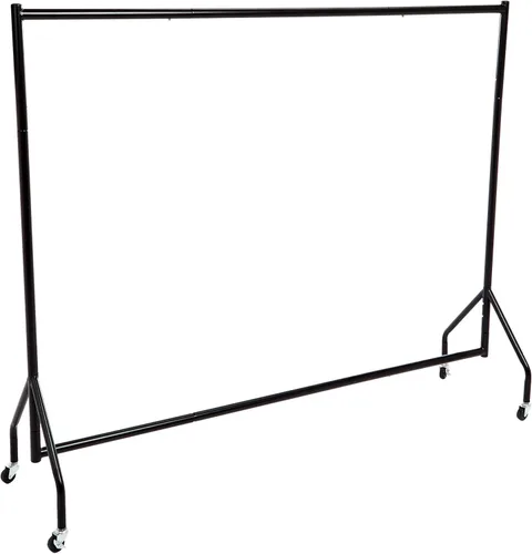 Vista 9 de Amazon Basics Perchero enrollable resistente, para ropa colgante, organizador y almacenamiento, 1,21 x 1,52 m - Negro