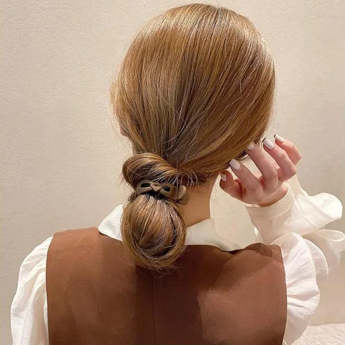 Vista 7 de 8 pinzas para el cabello con hebilla de cola de caballo mate grande, clip de garra de cola de caballo alta, accesorios antideslizantes