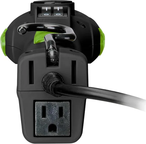 Vista 2 de PowerSmith Luz de trabajo magnética de trabajo de 3000 lúmenes, 25 pies, cable de alimentación SJTOW 16/3 resistente al aceite, toma de corriente