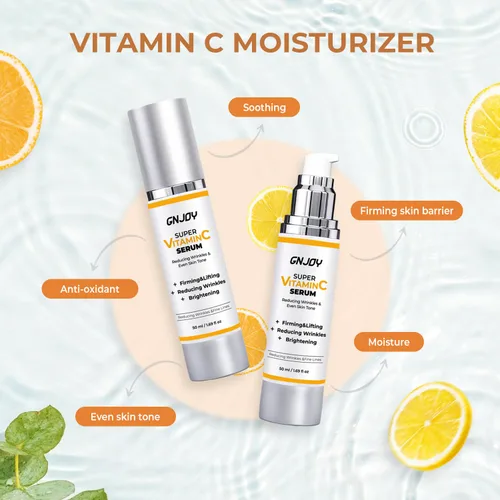 Vista 5 de Suero de vitamina C para la cara 84% suero Super C para mujeres mayores de 70 años, con vitamina C ácido hialurónico cafeína para piel madura