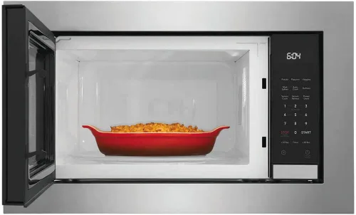 Vista 3 de Frigidaire microondas empotrable de 24 pulgadas, 1100W con capacidad de 2.2 pies cúbicos, cocción por sensor, 10 niveles de potencia, iluminación