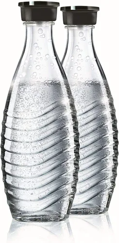 Vista 4 de SodaStream Jarra de cristal - Solo para la máquina de agua efervescente, pingüino o cristal, paquete de 2