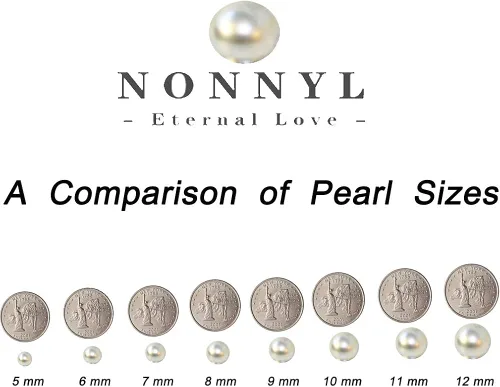 Vista 6 de Aretes de perlas de plata de ley S925 AAAA+ calidad seleccionadas a mano para mujer, aniversario, cumpleaños, joyería fina, regalo del día de San
