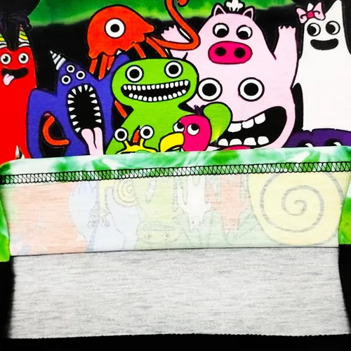 Vista 5 de Boys Girls Garten of Banban Pants Set Kids Horror Game Monster Tee Shirt 2PCS Long Sleeve Cartoon Party Outfit